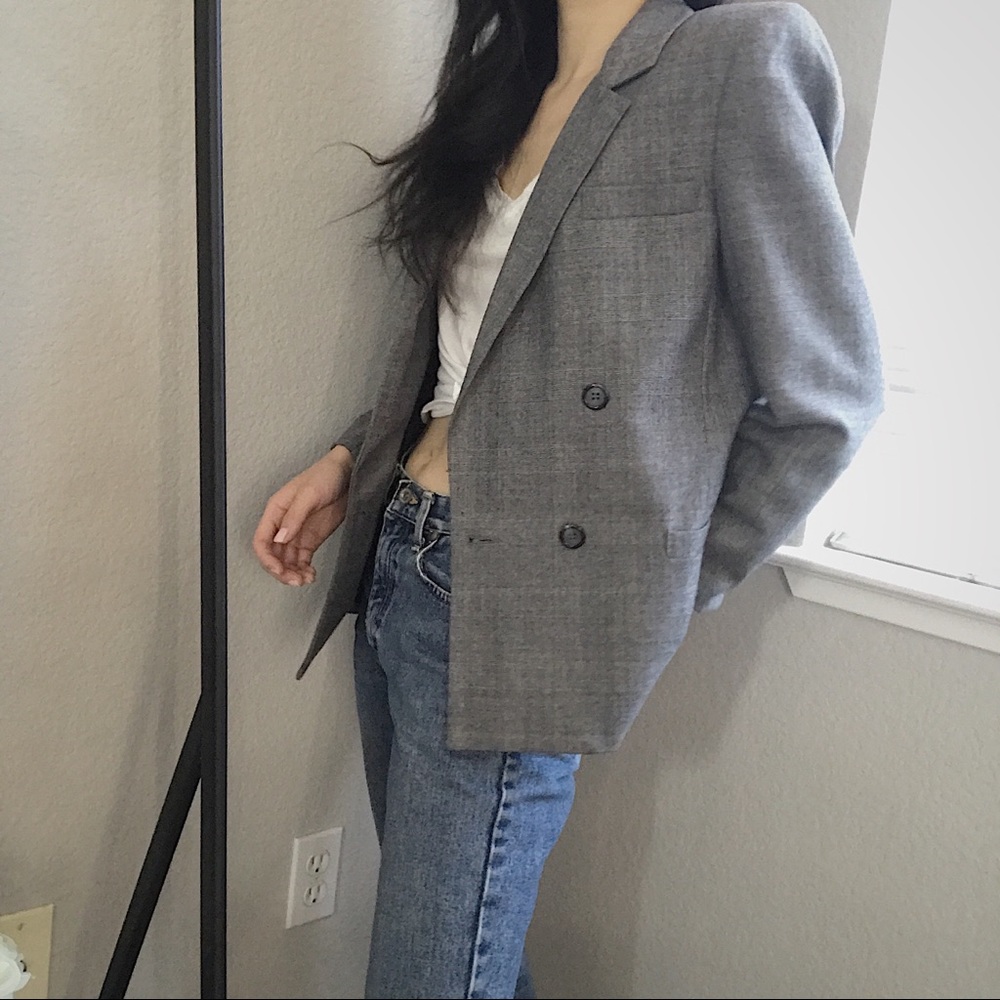 Women plaid Blazer jacket
